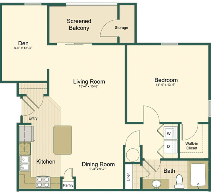 Sea-Glass Floor Plan Image