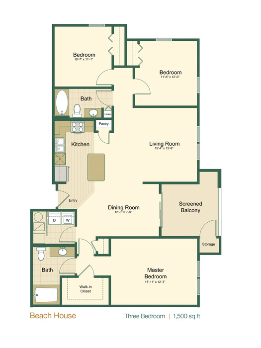 Beach-House Floor Plan Image