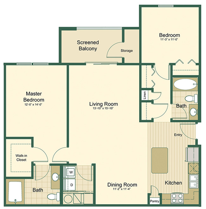 Tidewater Floor Plan Image